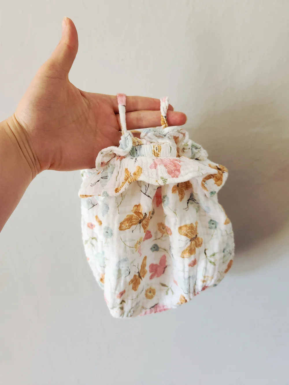 Angel Dear 6-12m Muslin Floral Print Bubble